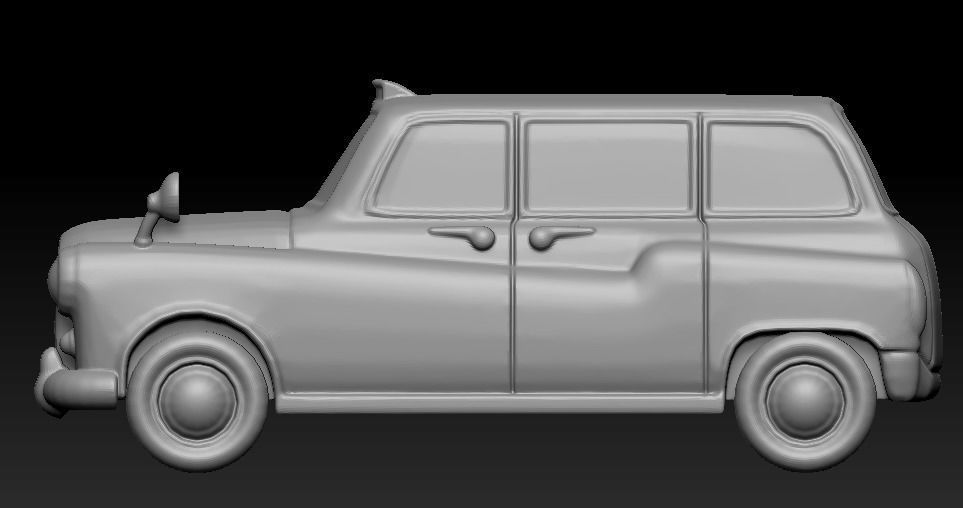 english london taxi 3d printing models  3D print model_1