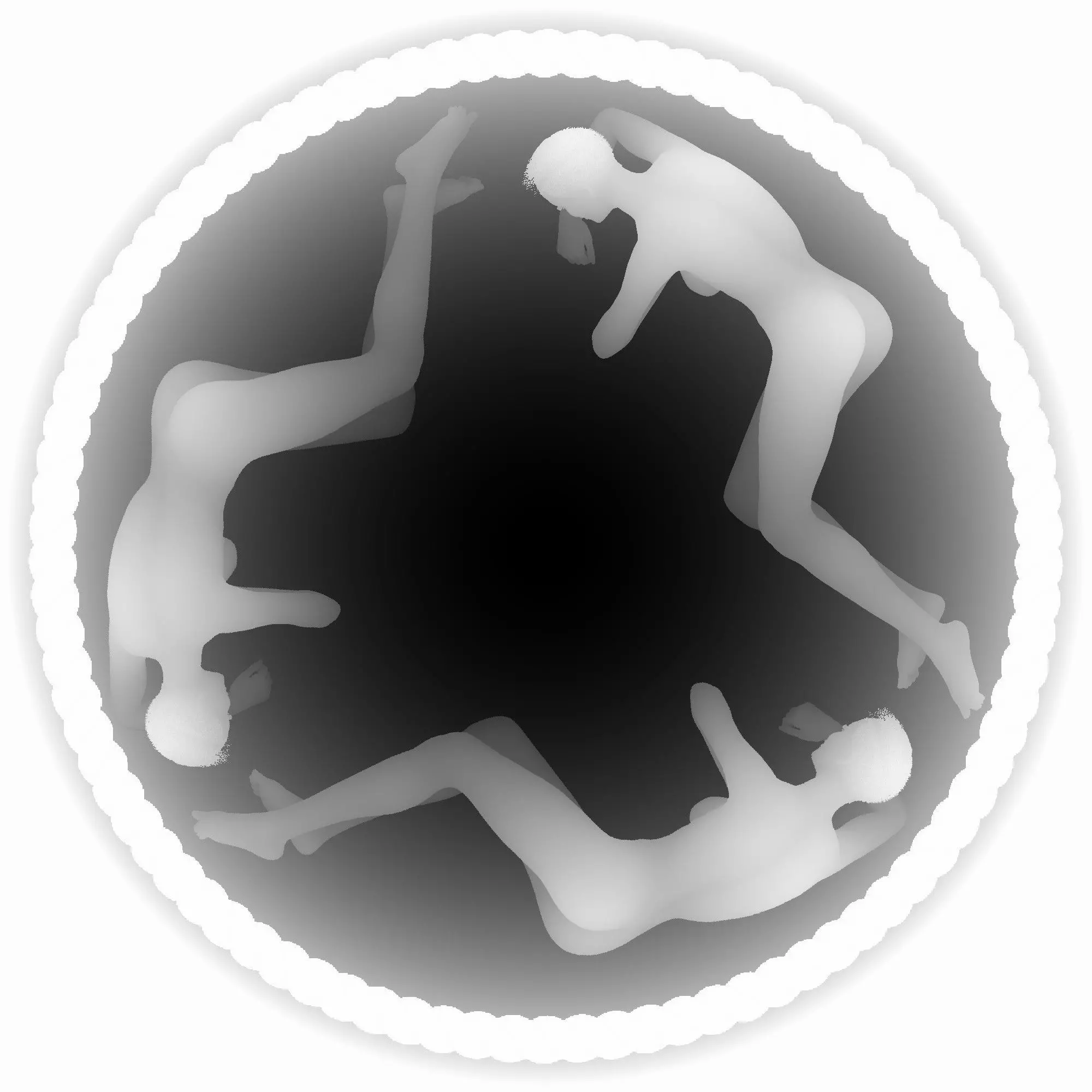 3graces back view 3D print model_0