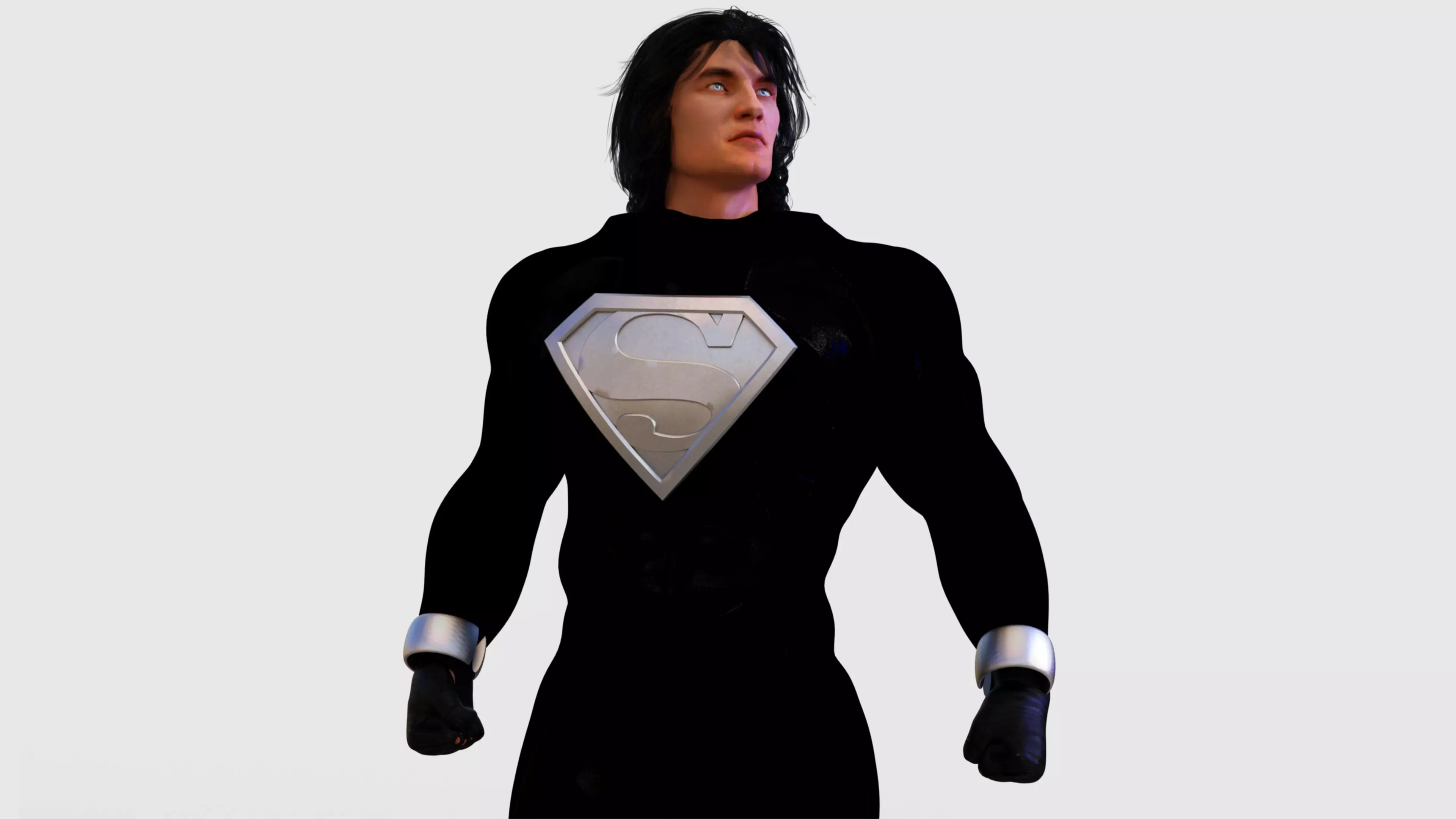 Superman Black Recovery Suit 3D model
