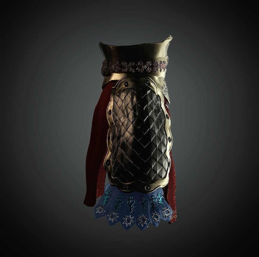 DT2- Monkey King - Waist Armor 3D model_3