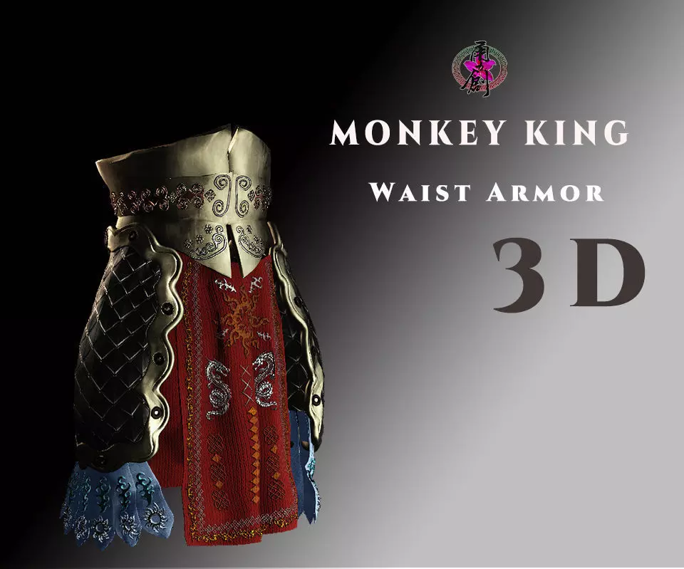 DT2- Monkey King - Waist Armor 3D model_0