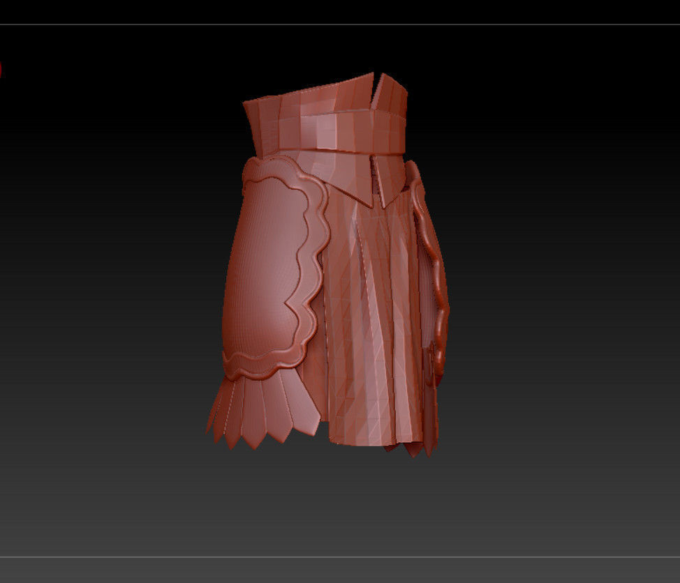 DT2- Monkey King - Waist Armor 3D model_6