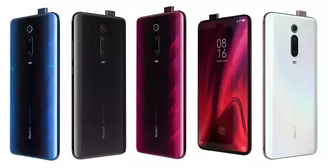 Xiaomi Redmi K20 Pro All Colors 3D model