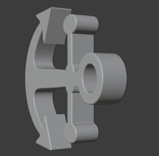Anchor 3D print model_6