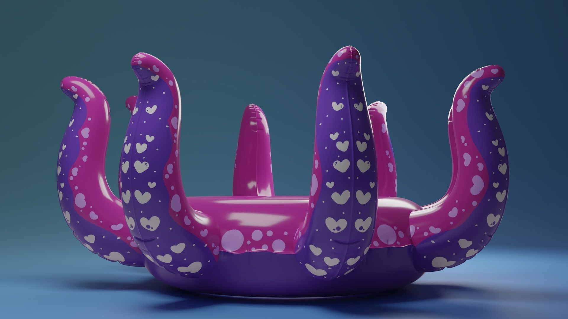 3D Model of Inflatable Octopus 3D model_2