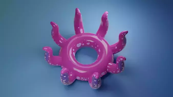 3D Model of Inflatable Octopus