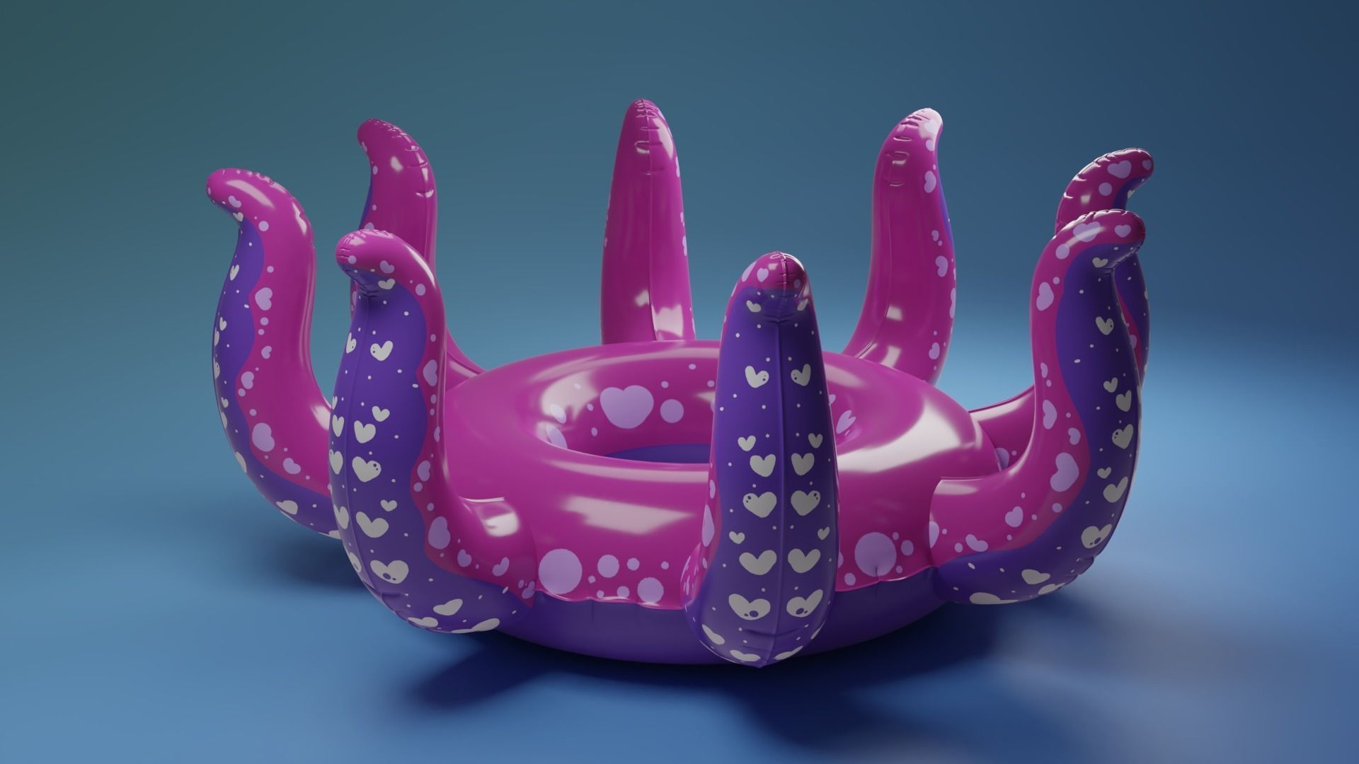 3D Model of Inflatable Octopus 3D model_1