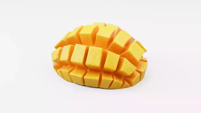Mango Sliced 3D model 3D model