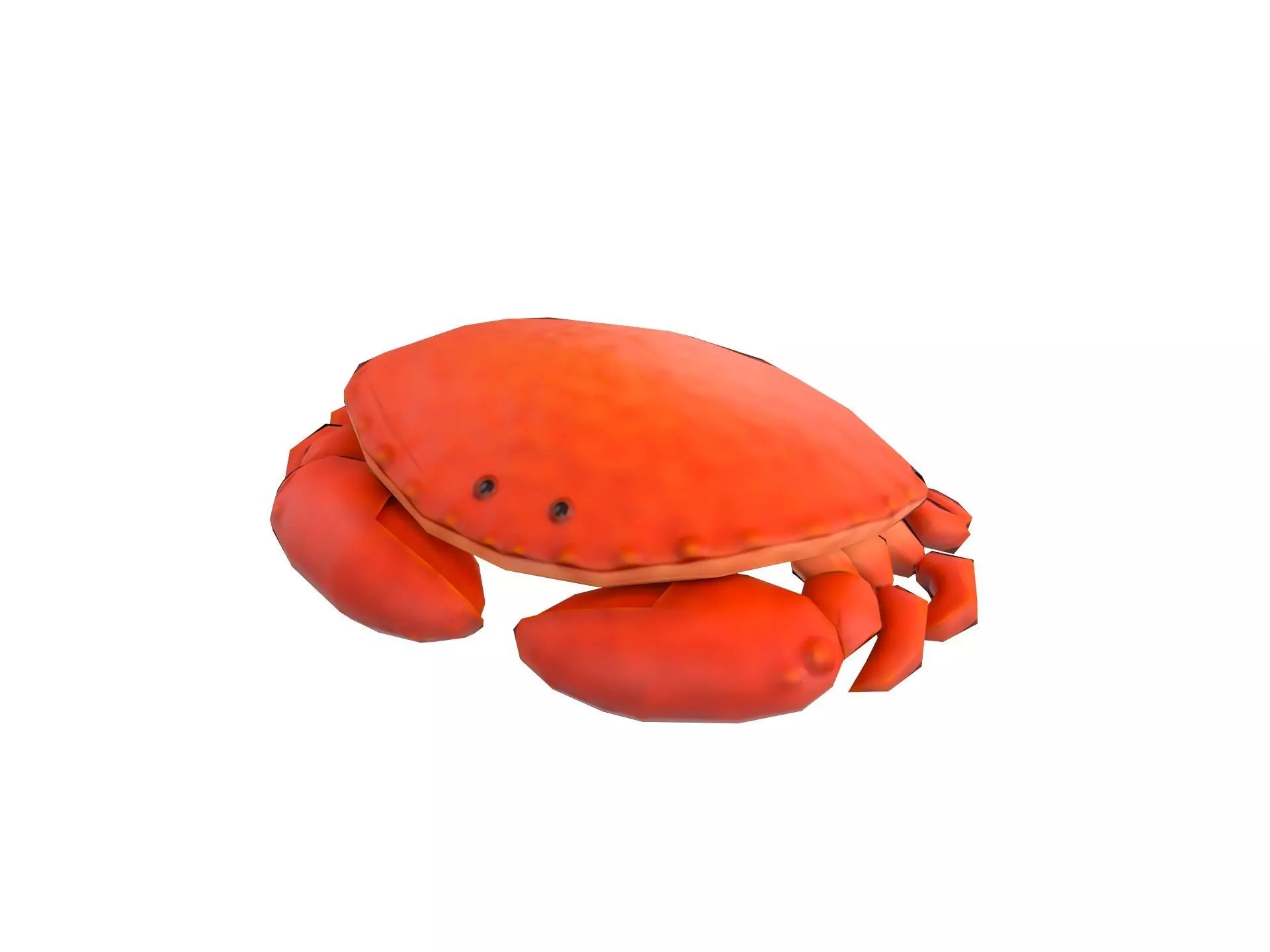 Steamed Crab Low-poly 3D model