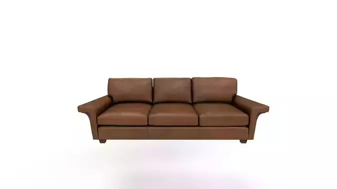 Thatcher leather Sofa Rustic