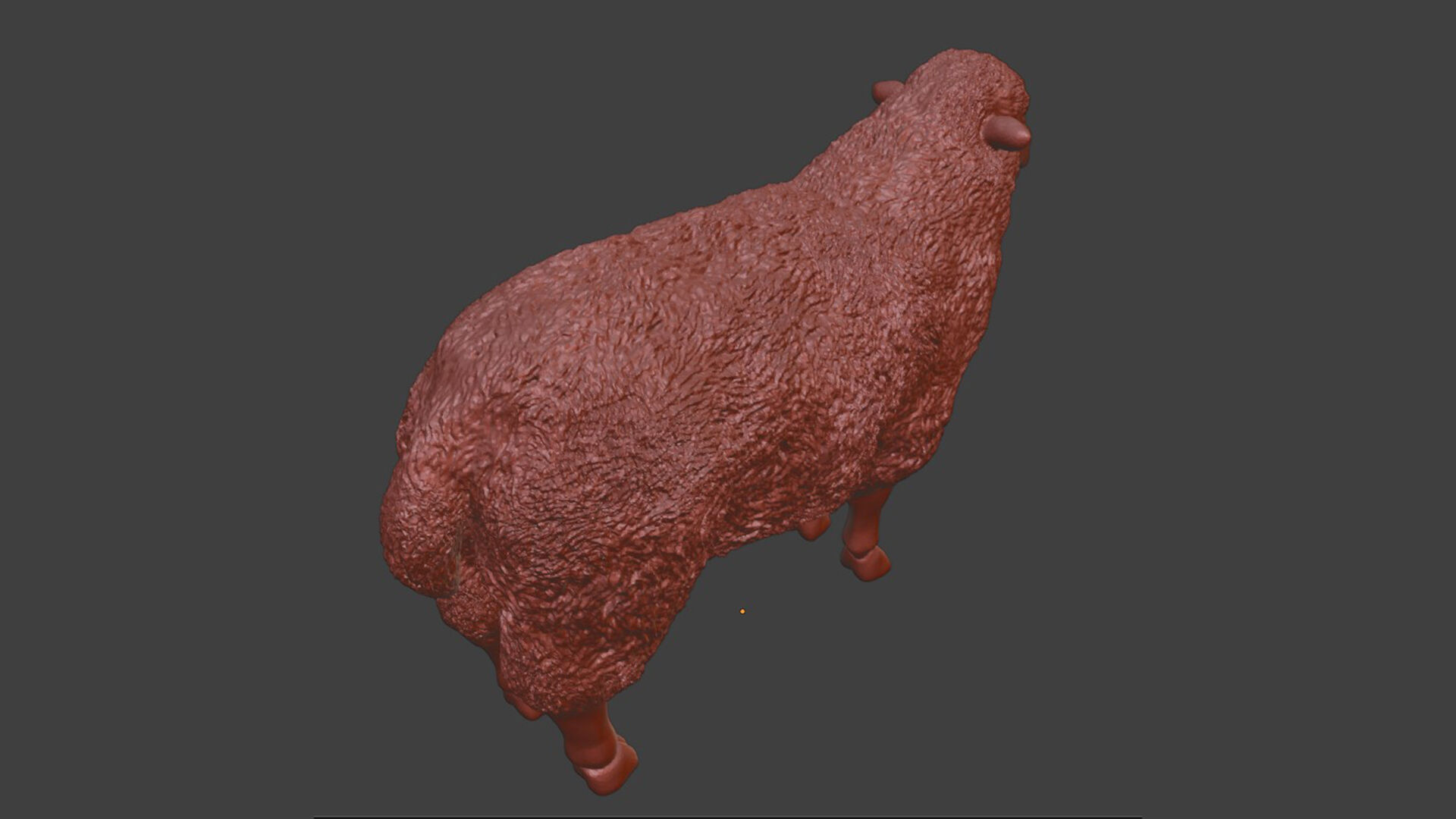 Silver Sheep 3D print model_9