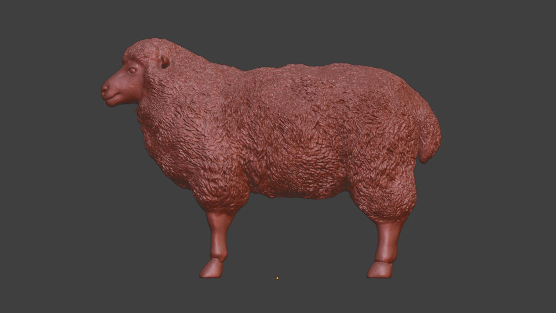 Silver Sheep 3D print model_6