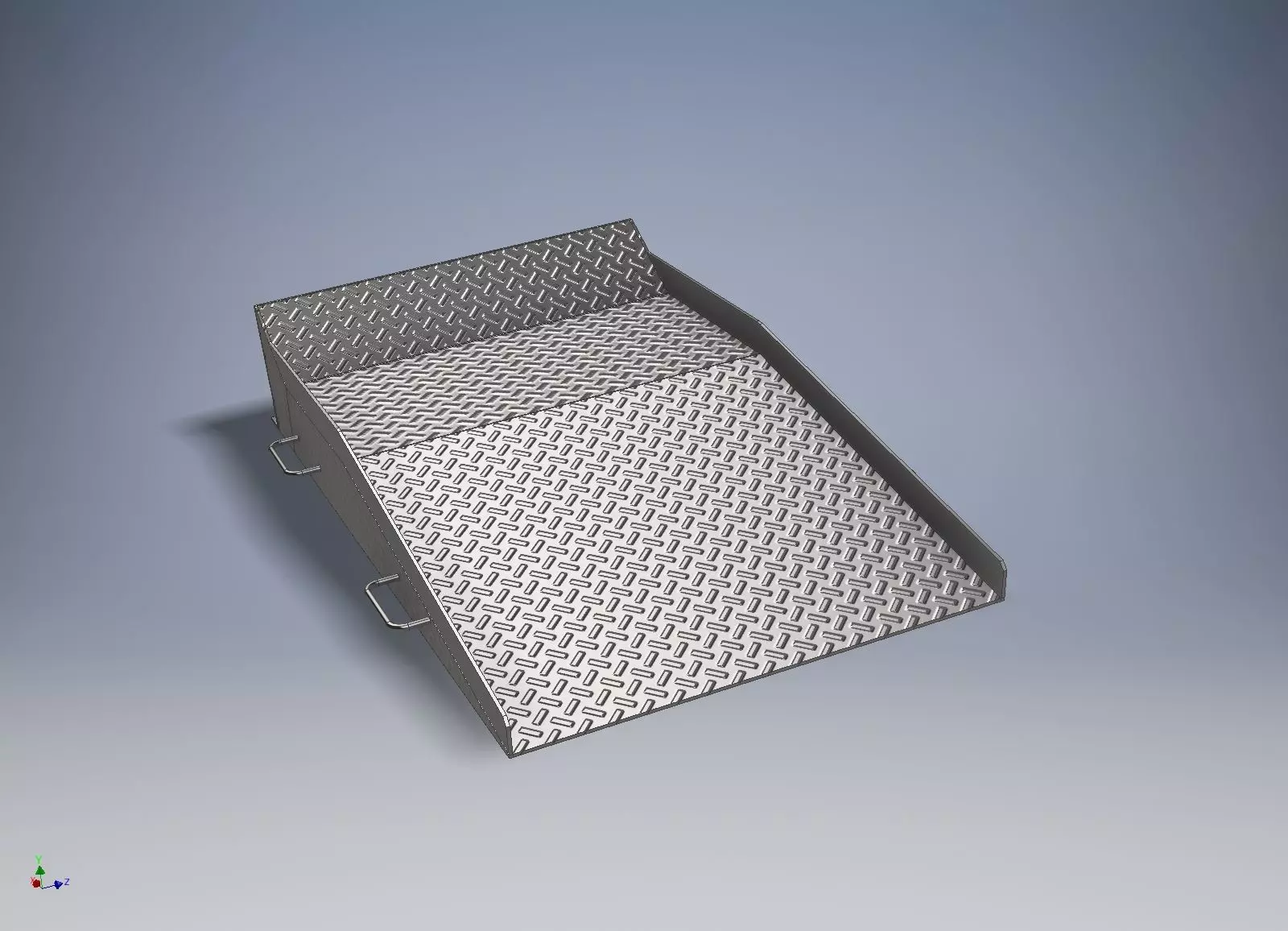 Truck ramp 3D model_0