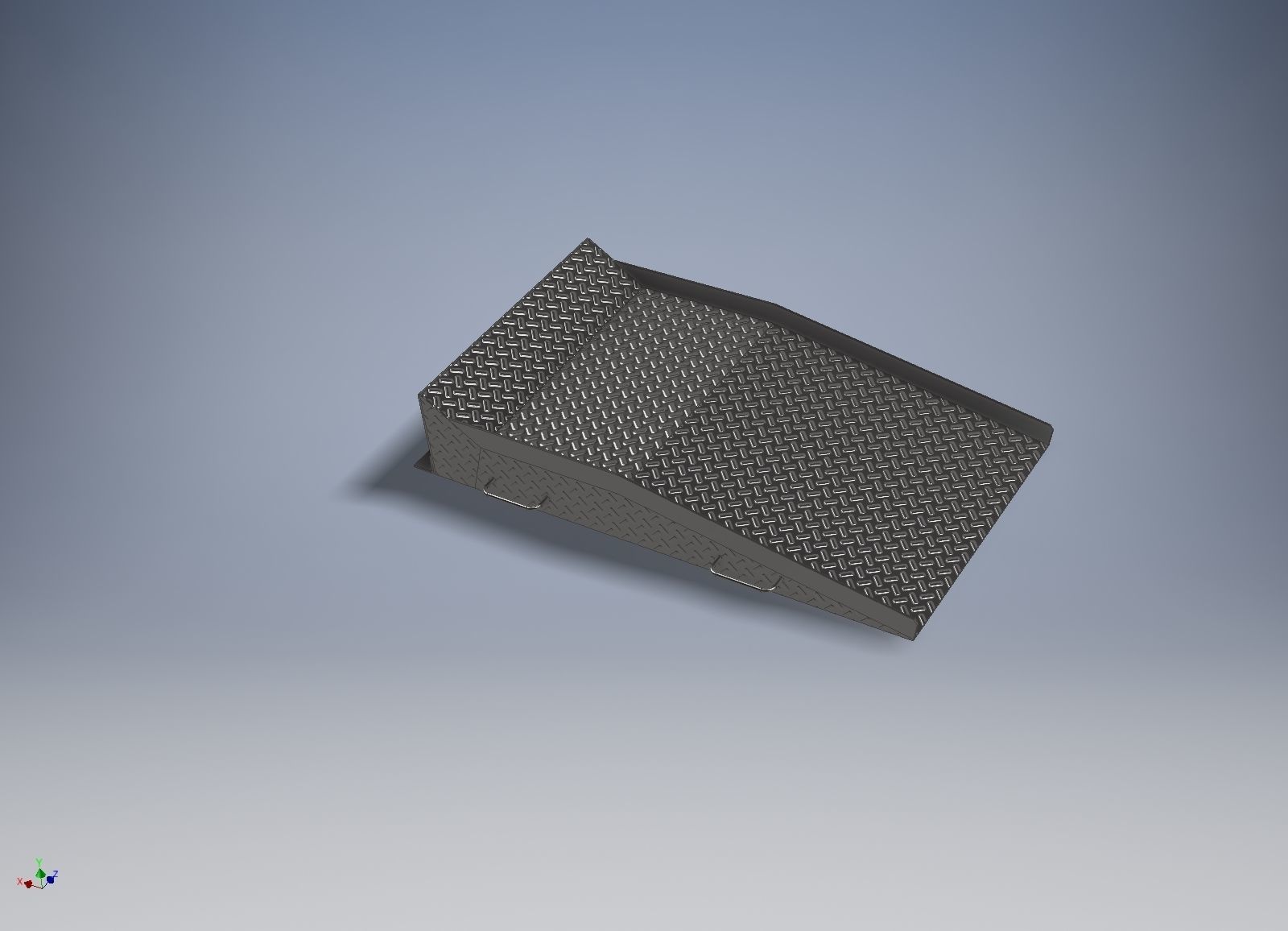 Truck ramp 3D model_2