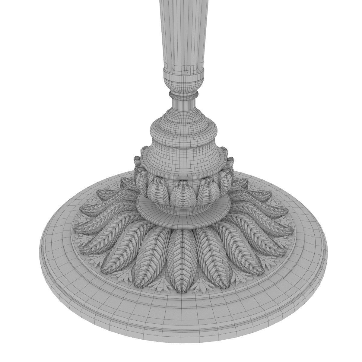 Arizzi 723 table lamp in gold finish 3D model_5