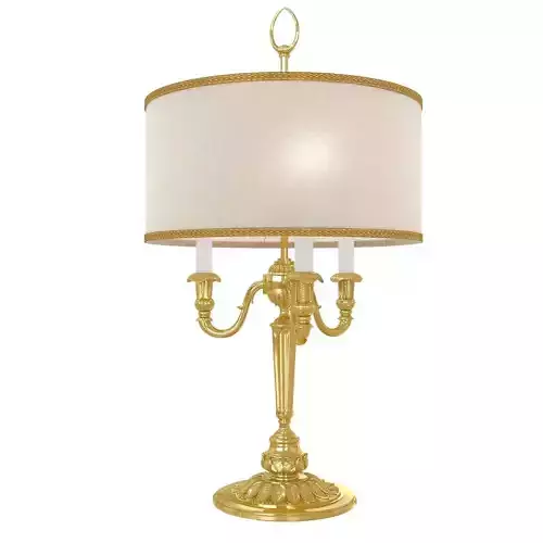 Arizzi 723 table lamp in gold finish