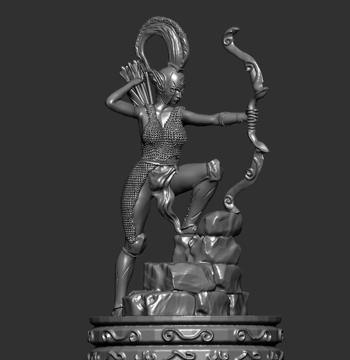 Chessboard piece - The Rook 3D print model_3