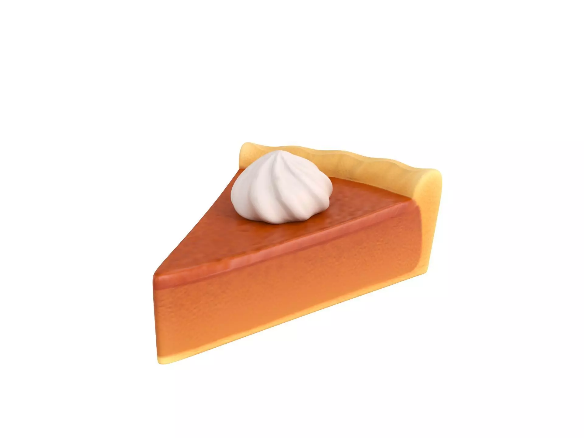 Pumpkin Pie 3D model_0