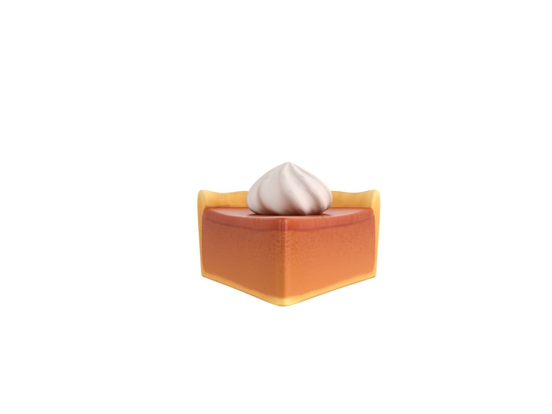 Pumpkin Pie 3D model_1