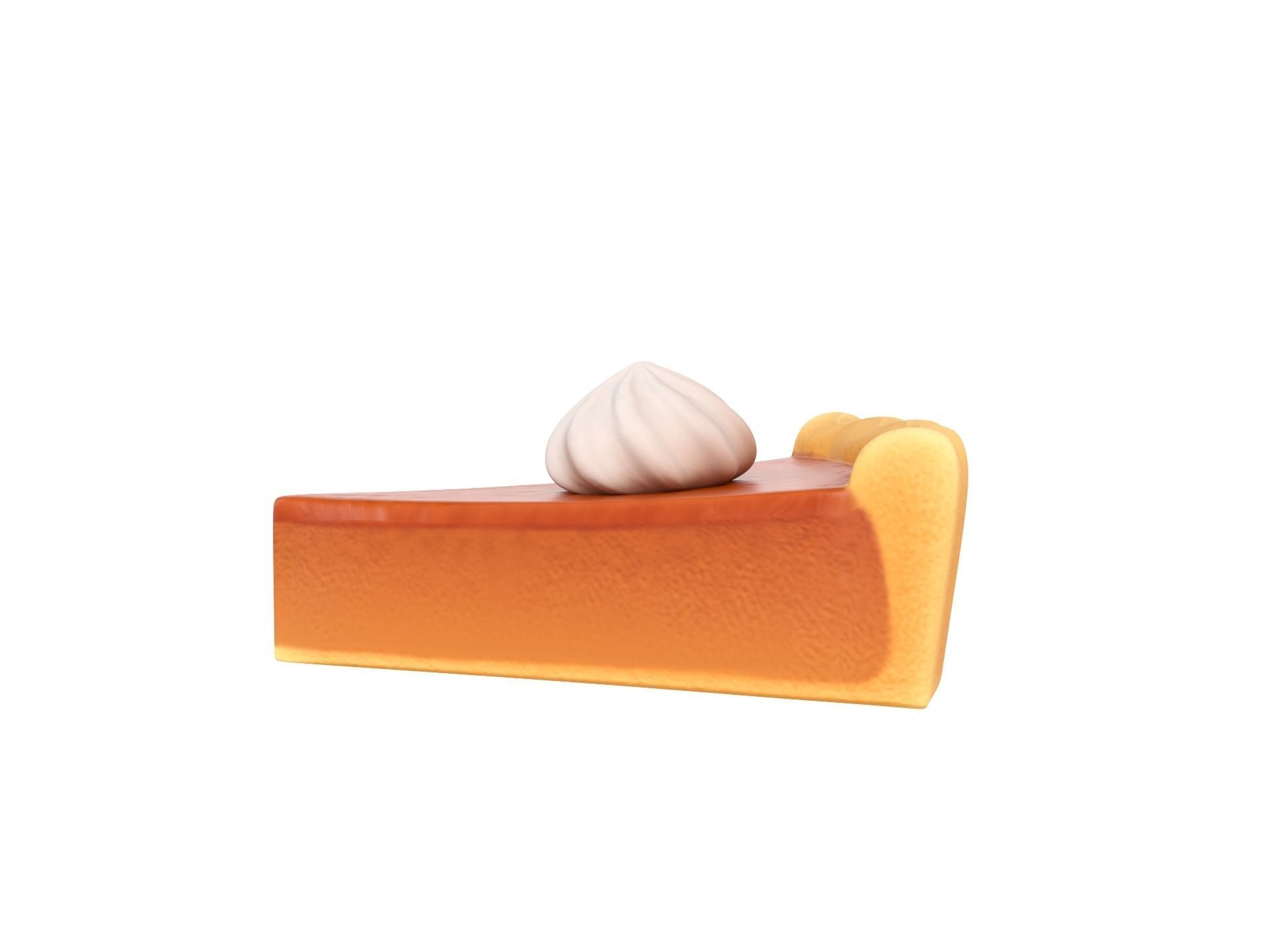 Pumpkin Pie 3D model_7