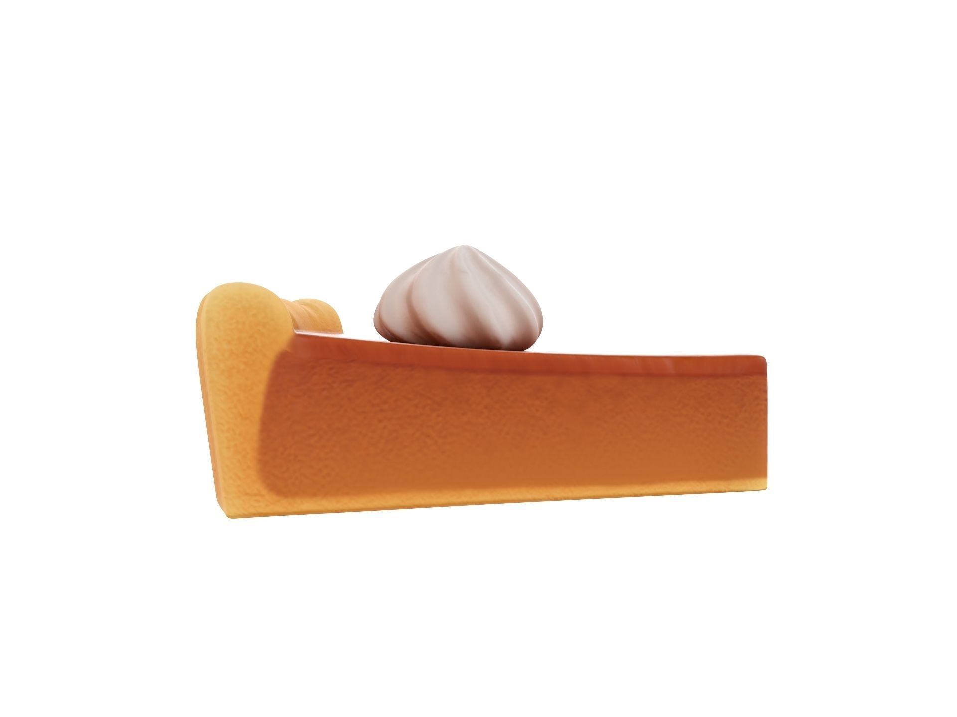 Pumpkin Pie 3D model_3