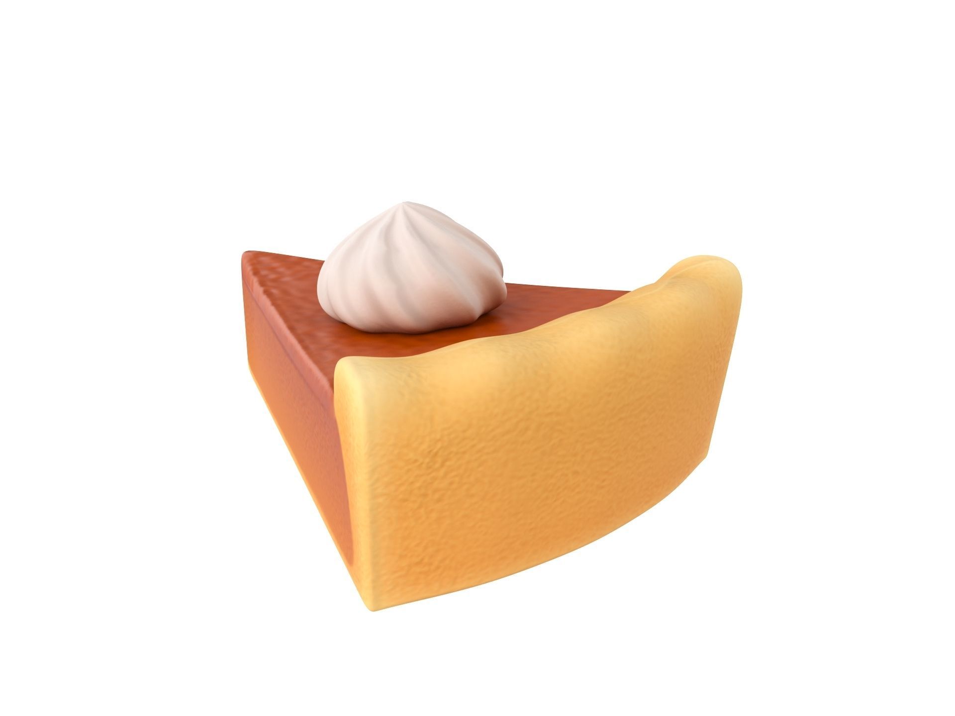 Pumpkin Pie 3D model_6