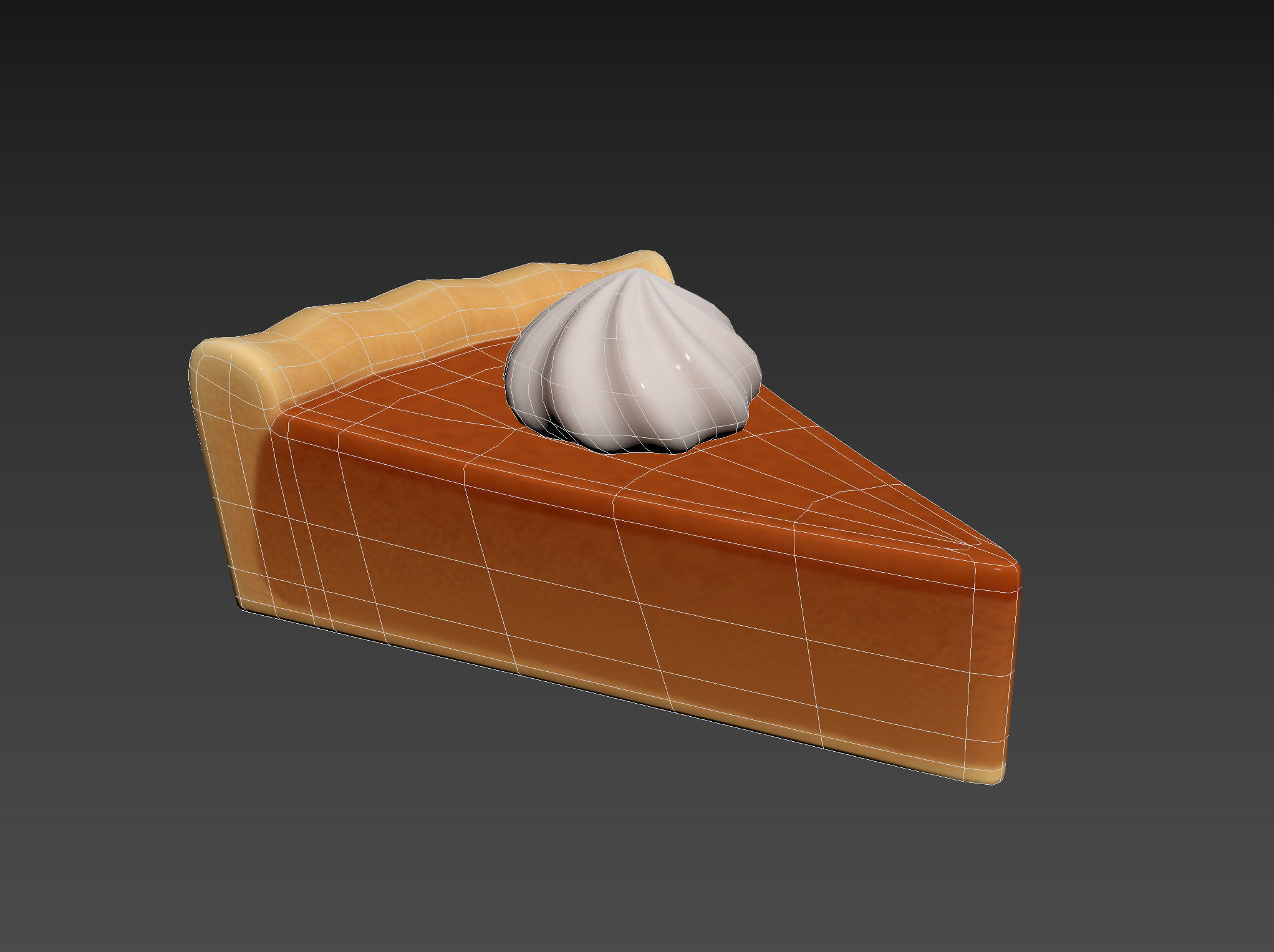 Pumpkin Pie 3D model_16