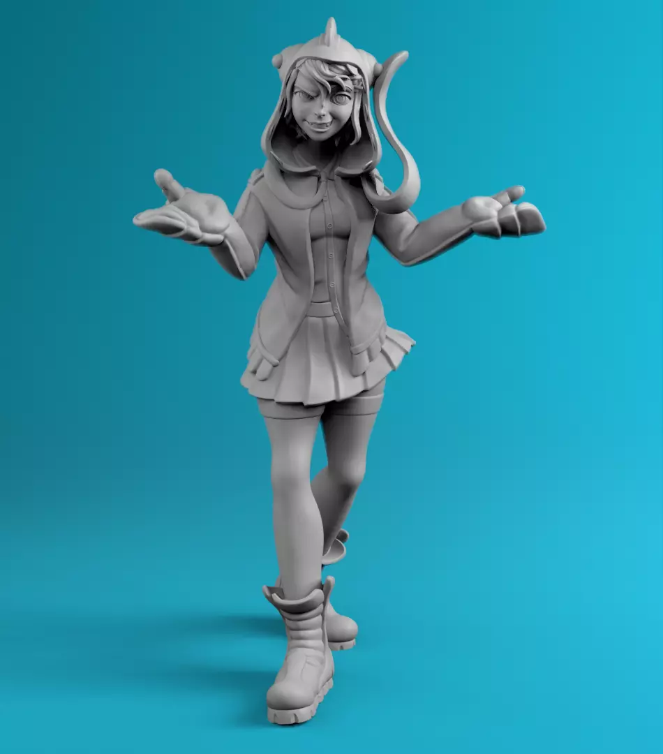 Underworld Schoolgirl 3D print model