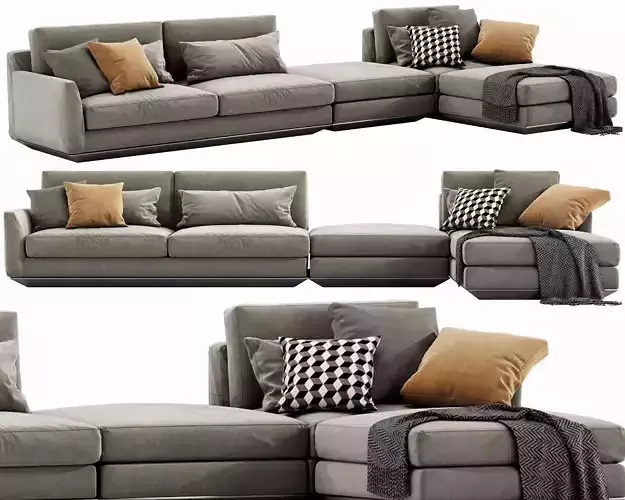 Horm Ellington Sectional 3D model