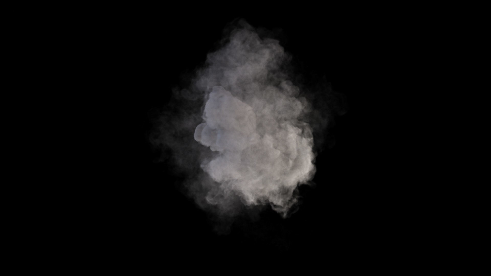 Smoke Gush VDB 3D model_4