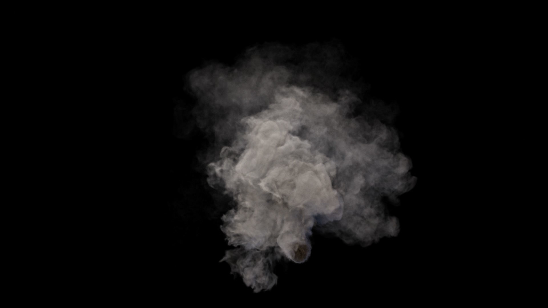Smoke Gush VDB 3D model_3