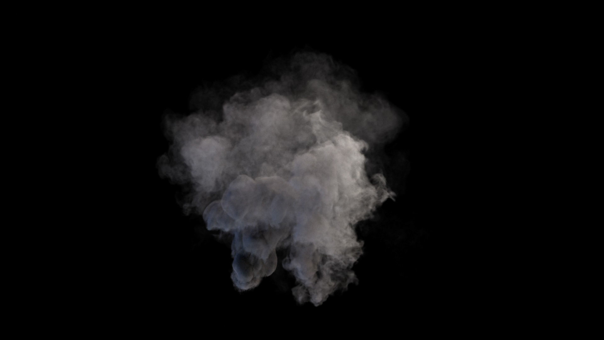 Smoke Gush VDB 3D model_5