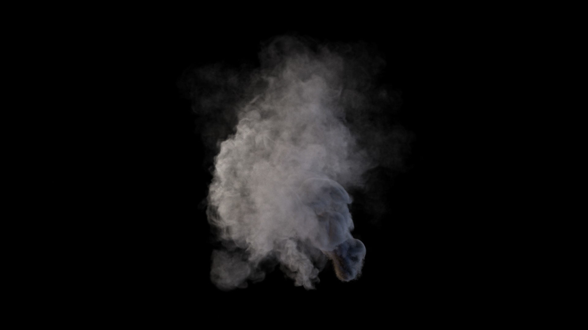 Smoke Gush VDB 3D model_2