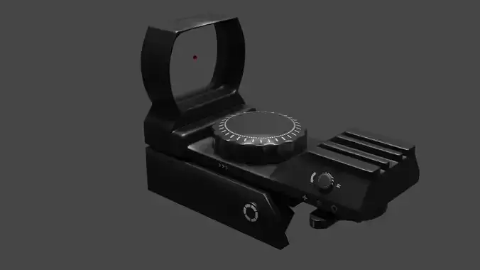 Laser Scope Low-poly 3D model