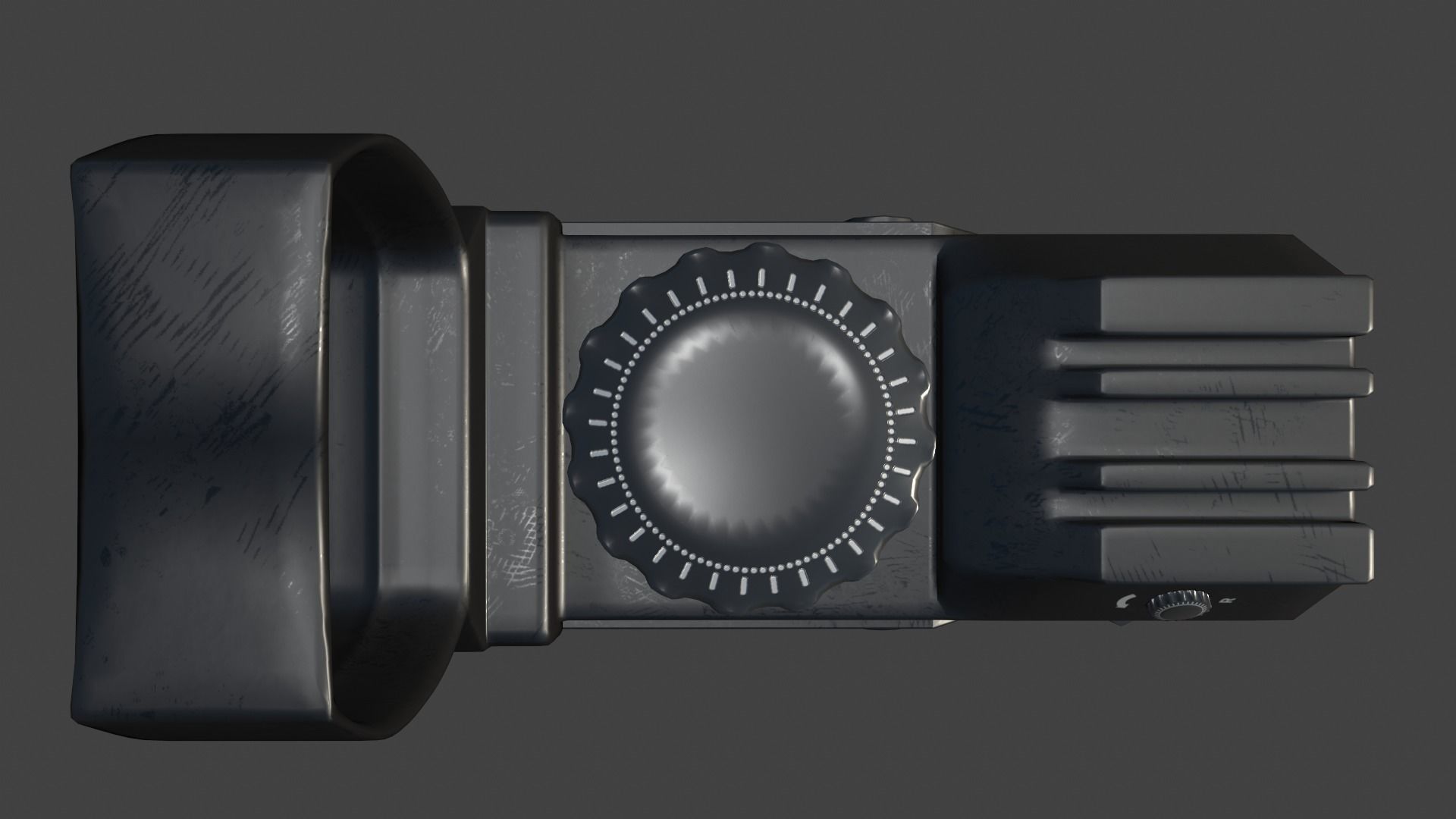 Laser Scope Low-poly 3D model_11