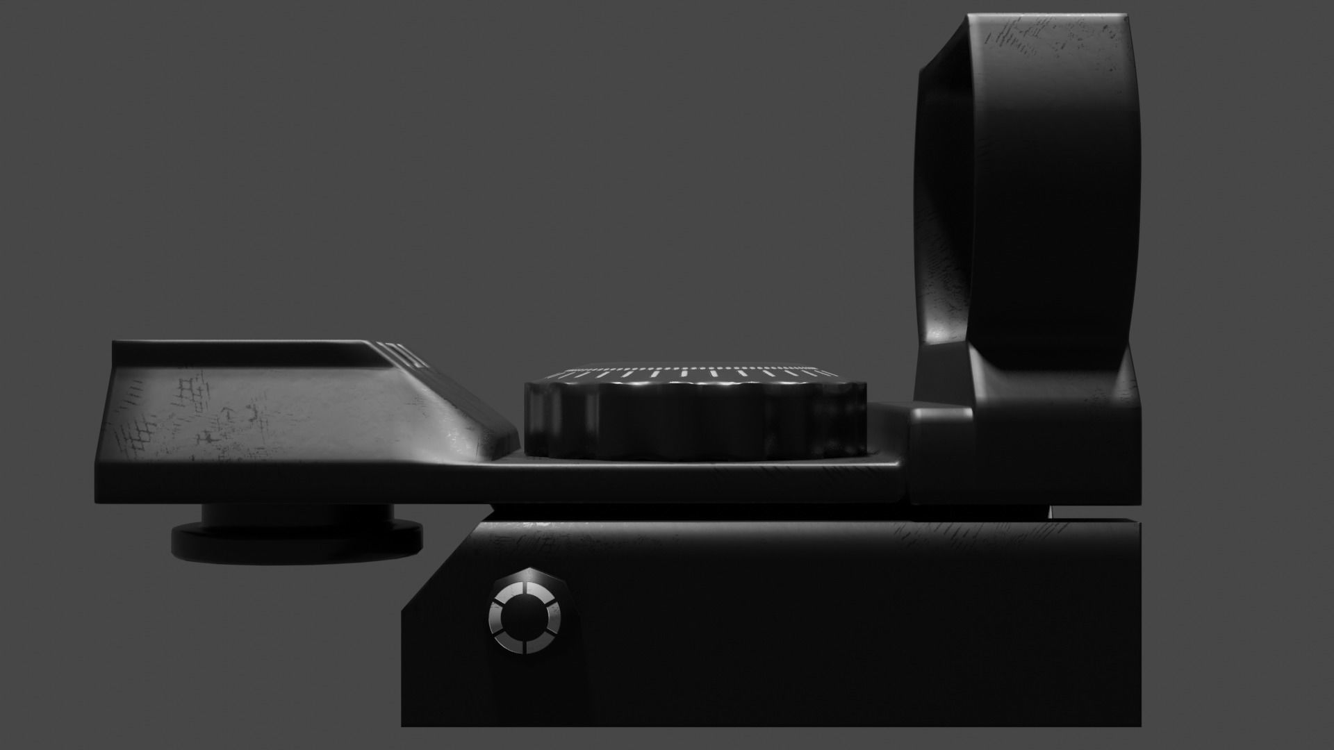 Laser Scope Low-poly 3D model_9