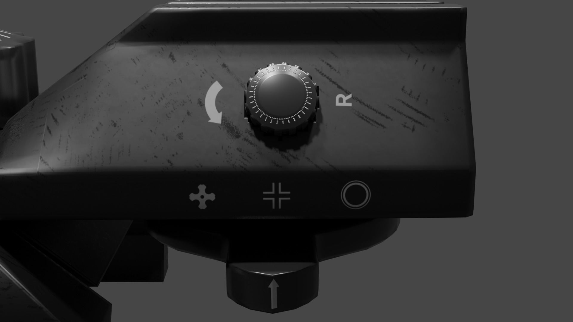 Laser Scope Low-poly 3D model_5