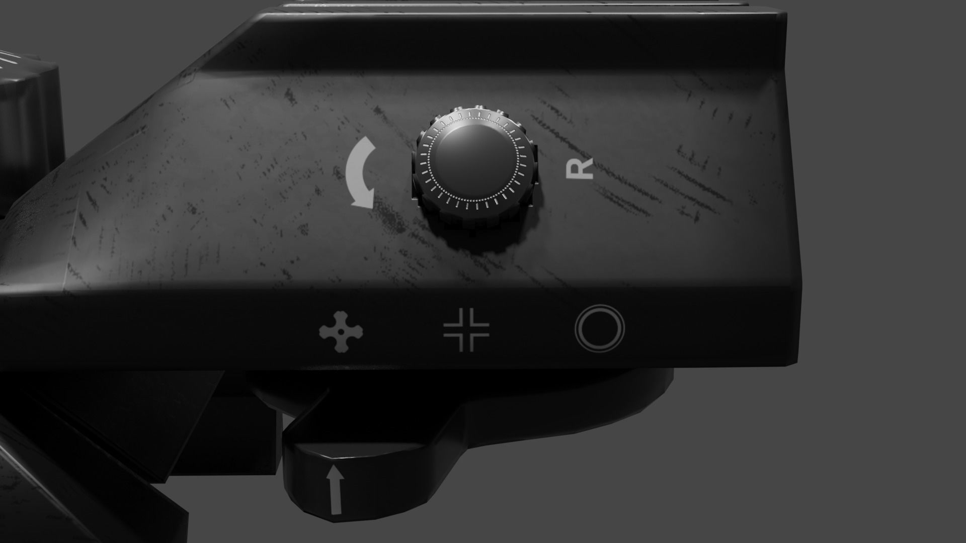 Laser Scope Low-poly 3D model_4