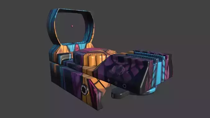 Laser Scope Low-poly 3D model