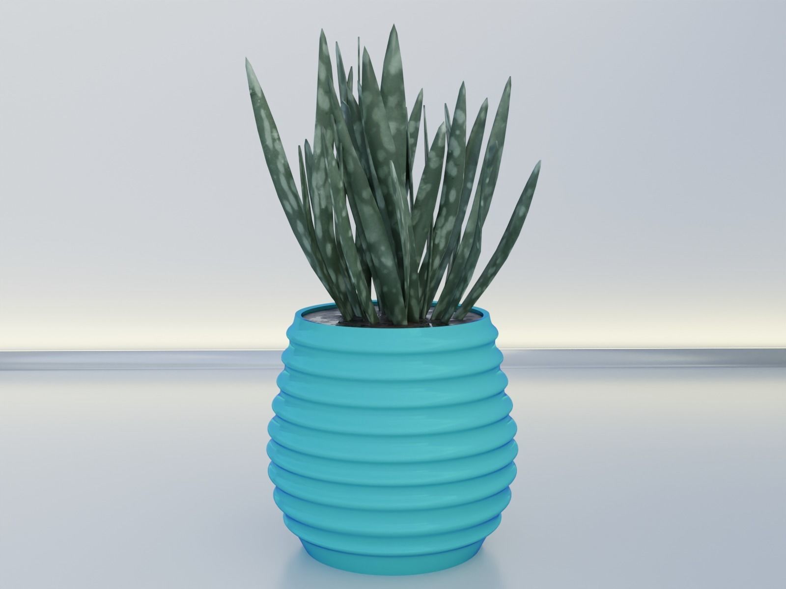 pot planter holder 10 3D print model_4