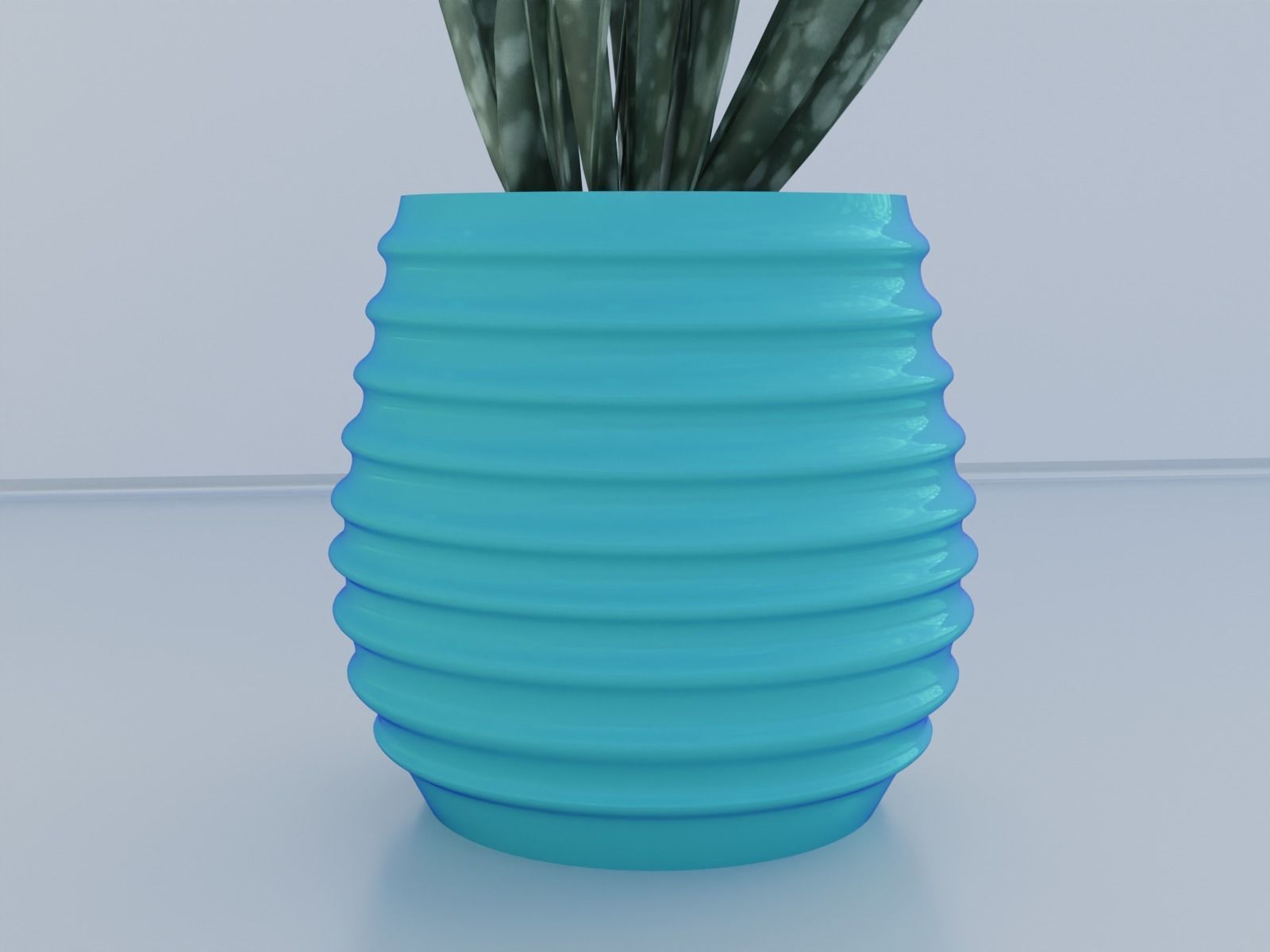 pot planter holder 10 3D print model_3