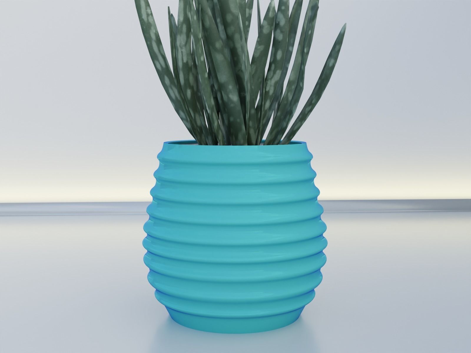 pot planter holder 10 3D print model_5