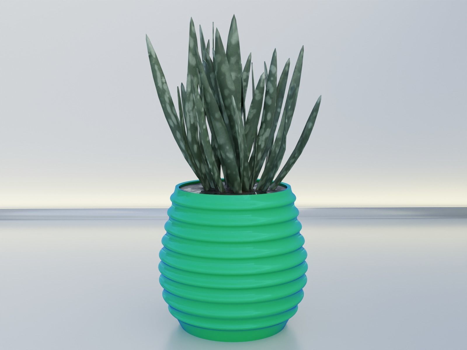 pot planter holder 10 3D print model_11