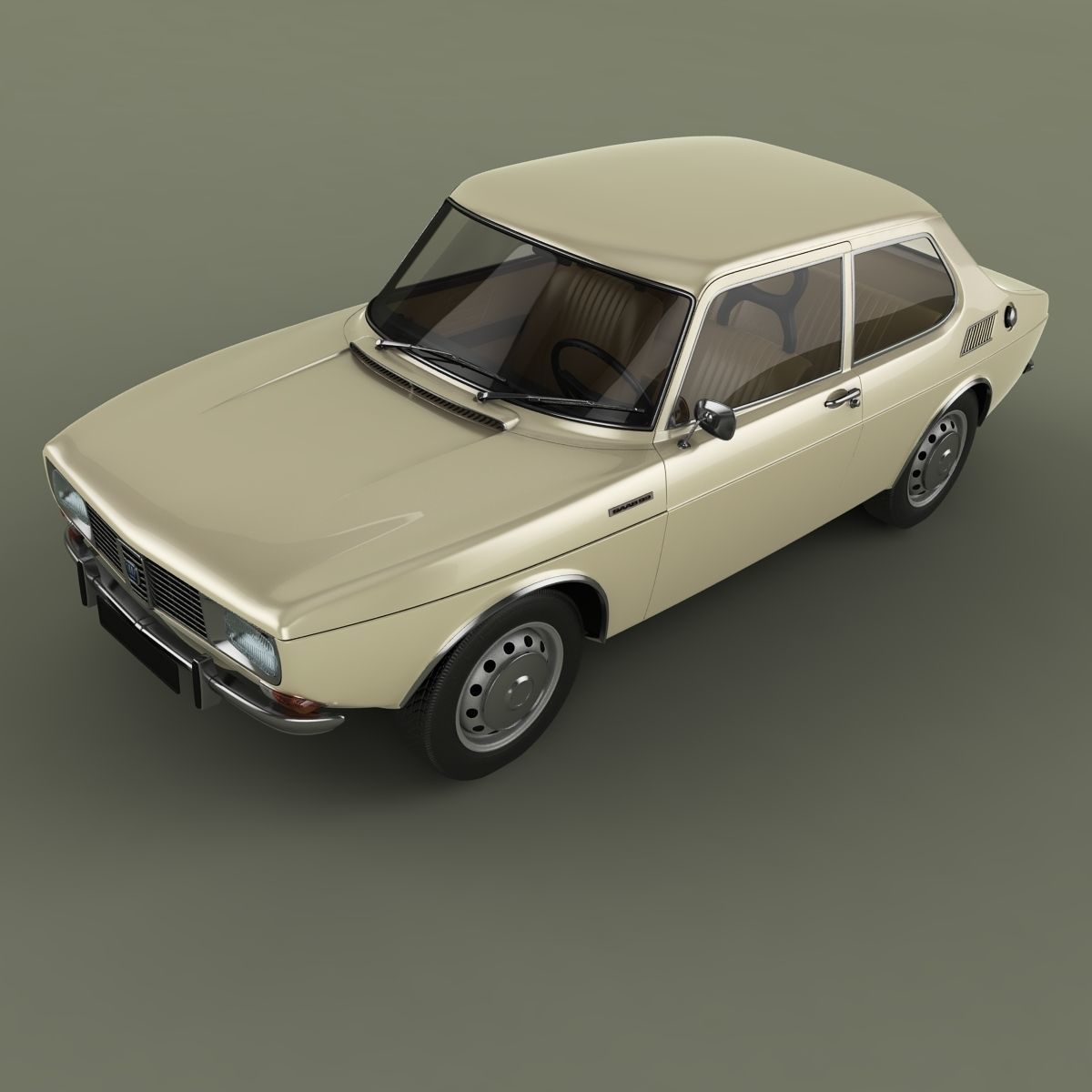 SAAB 99 3D model_5