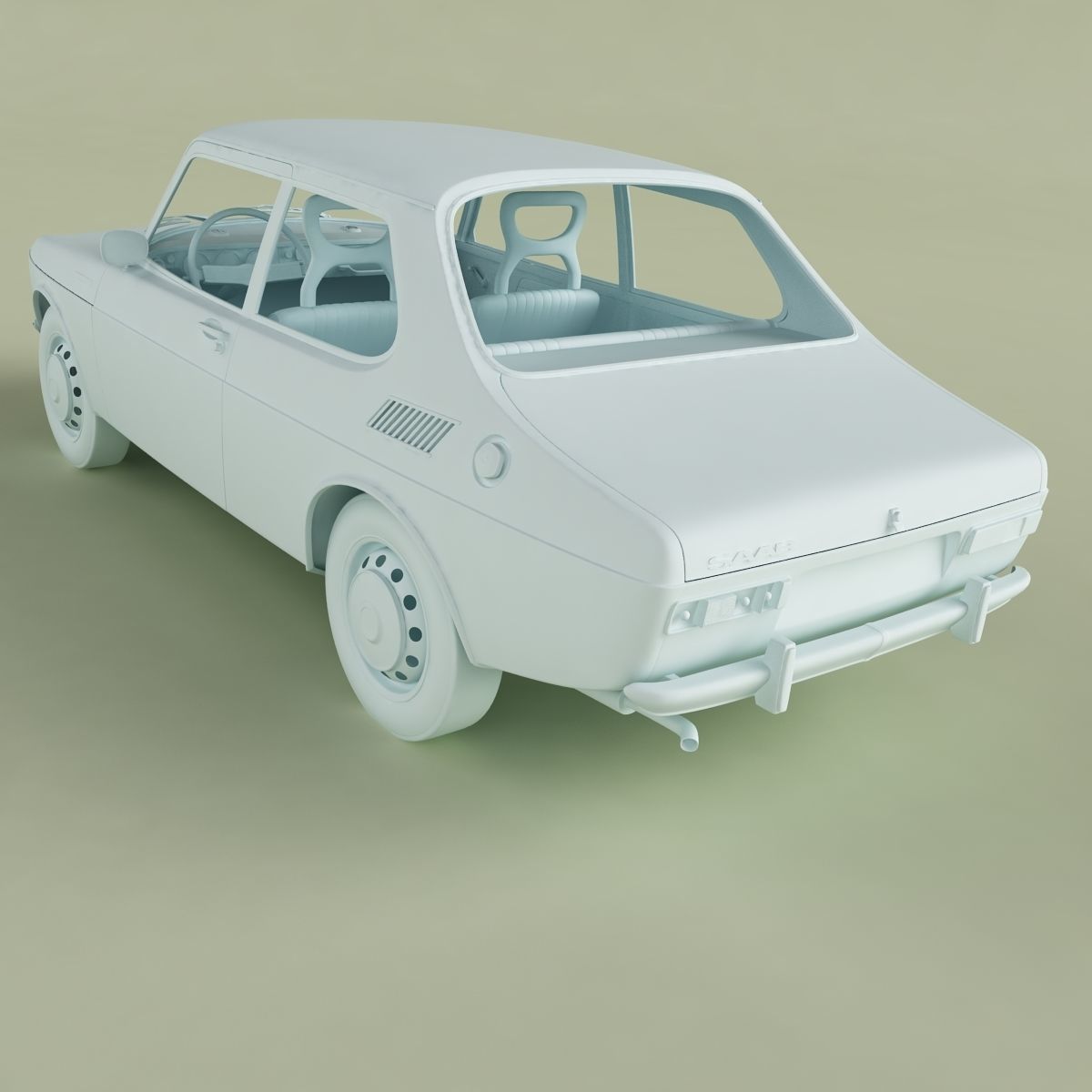 SAAB 99 3D model_12