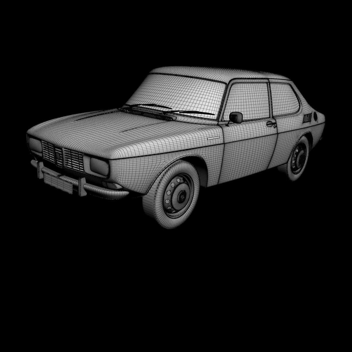 SAAB 99 3D model_14