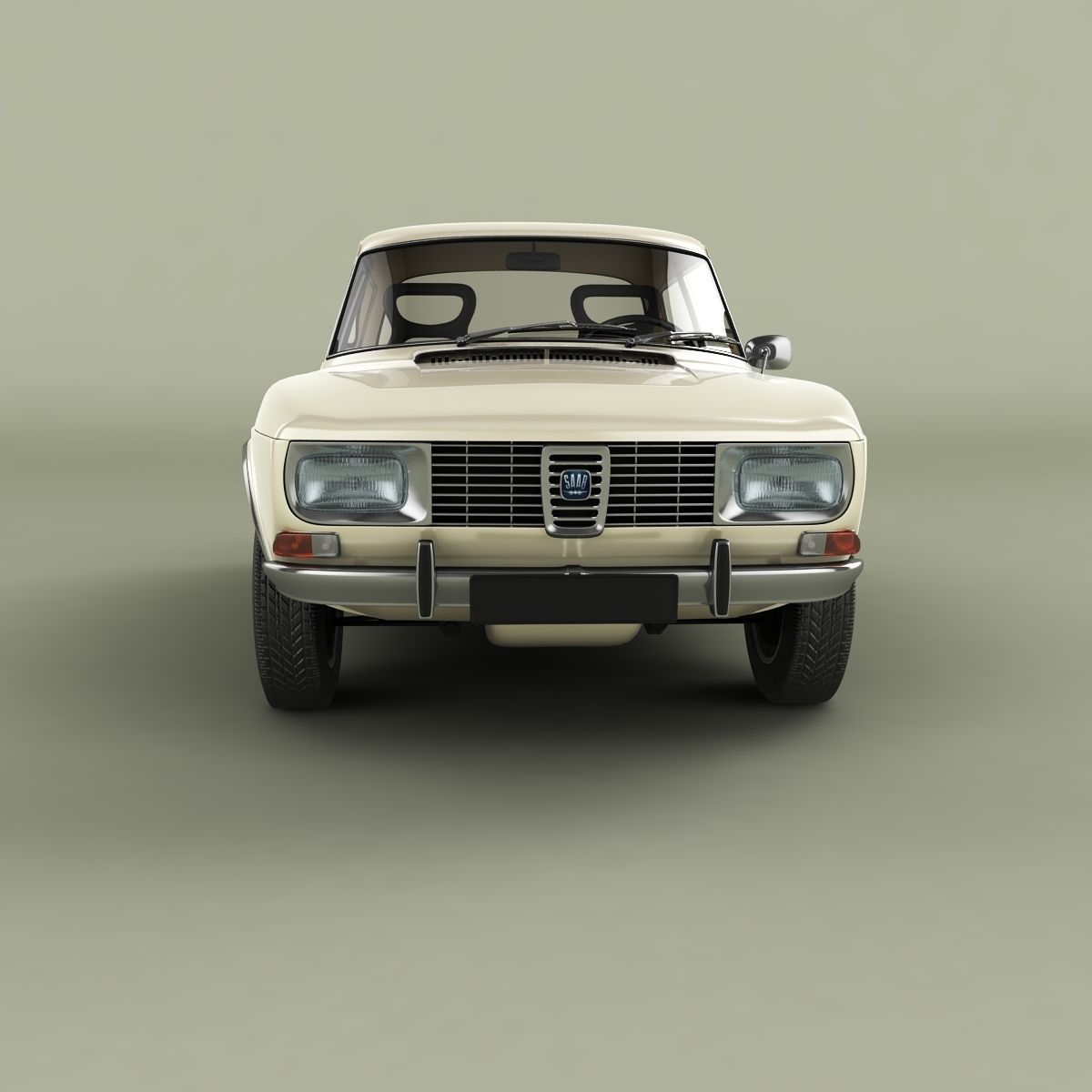 SAAB 99 3D model_4