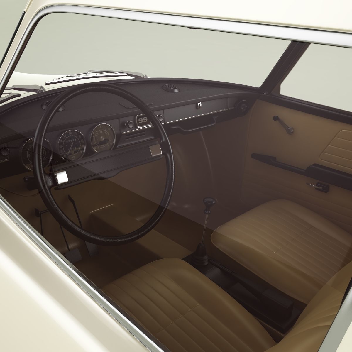 SAAB 99 3D model_8