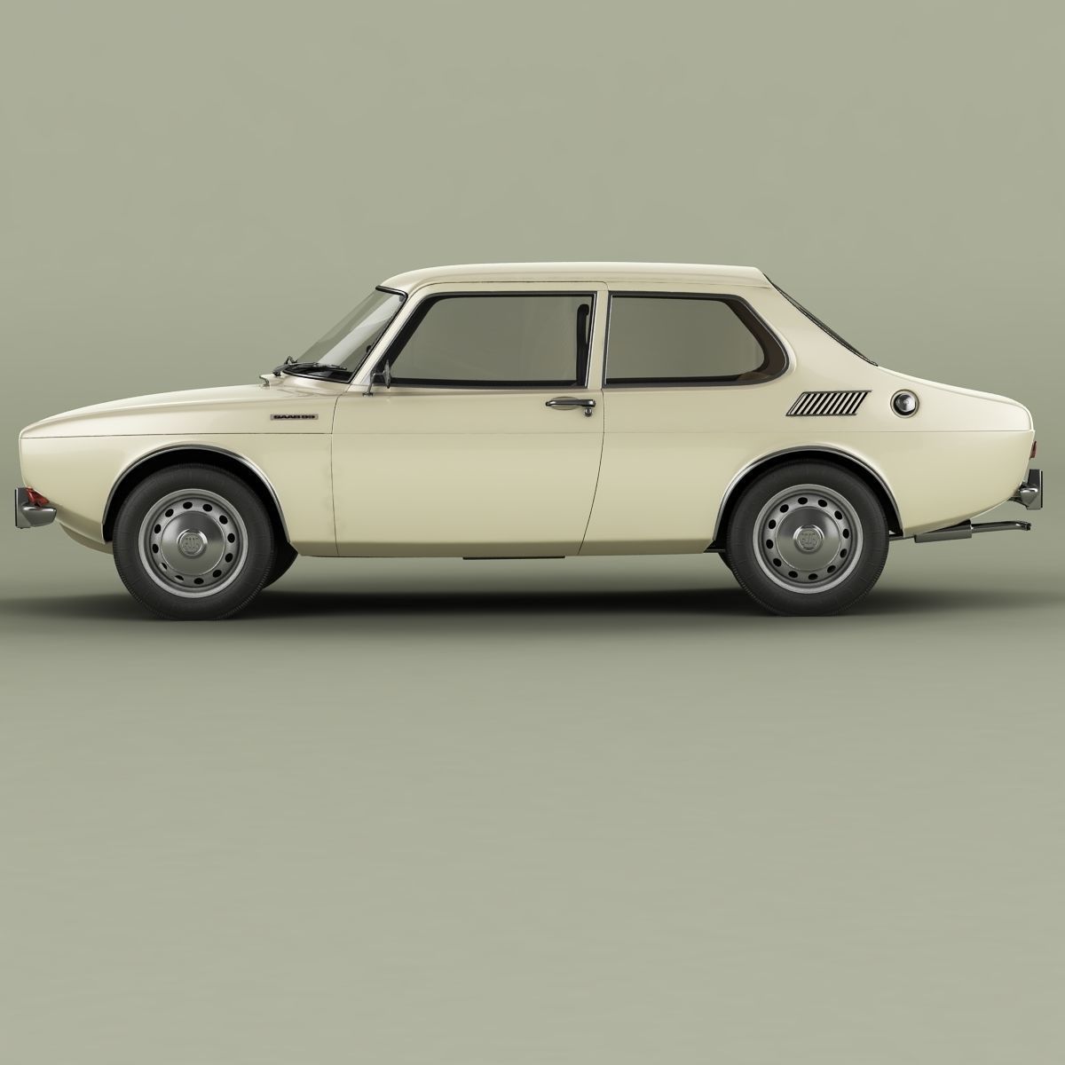SAAB 99 3D model_1