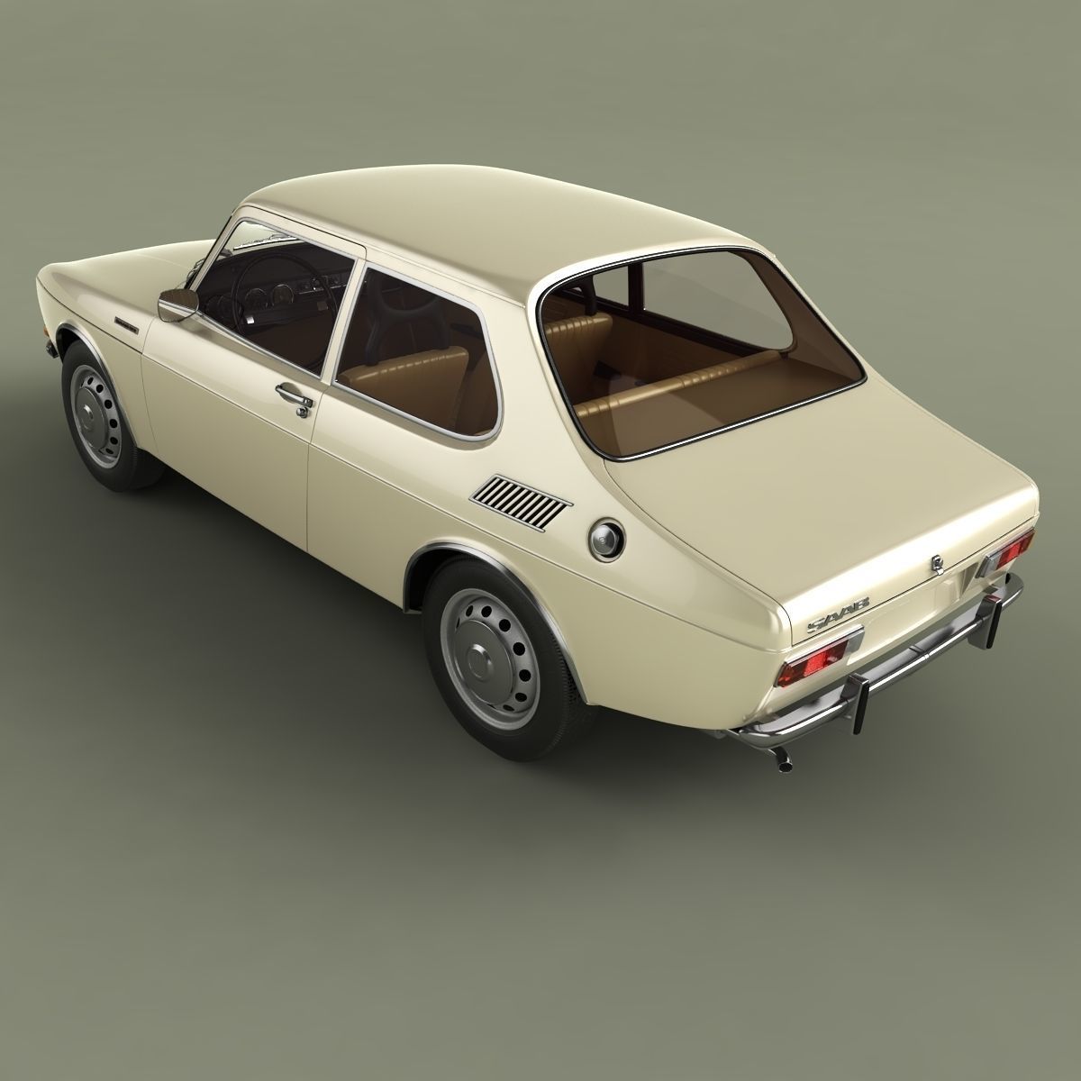 SAAB 99 3D model_7